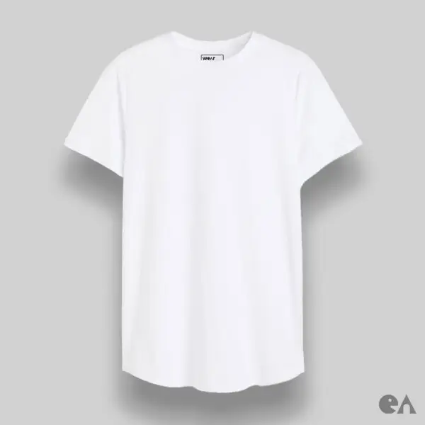 Classic Longline Blank T-Shirt (S to 2XL)- Say Goodbye to Awkward Moments! - Image 2