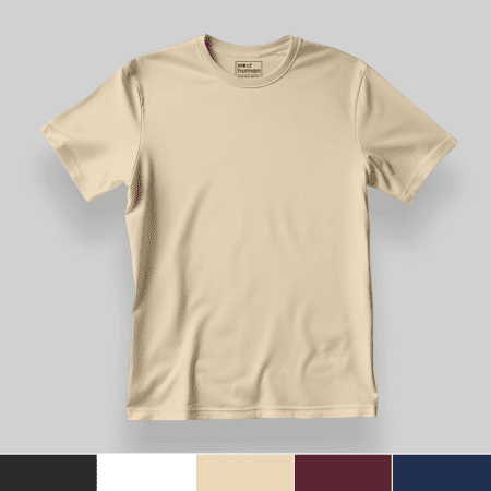 Classic Lite Blank Tshirt (XS to 5XL), Soft & Light Supima Cotton 160 GSM