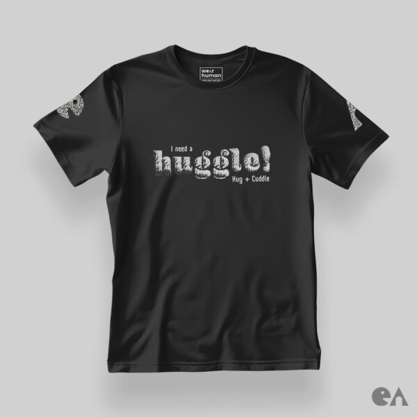 I Need a Huggle (Hug + Cuddle) | Plus Size Unisex Classic Tshirt 180 GSM - Image 2