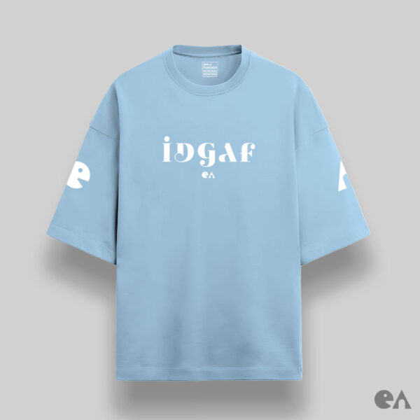IDGAF Cat | Unisex Oversized Luxurious Super Soft 280 GSM Terry Tshirt - Image 8