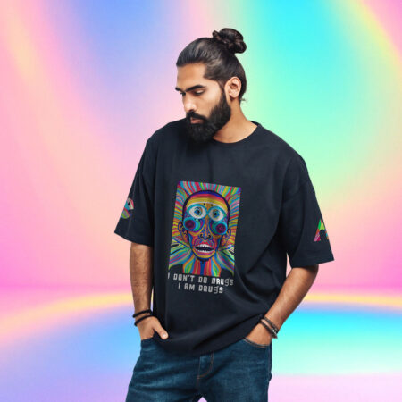 I Don’t Do Drugs, I Am Drugs | Unisex Oversized Luxurious Super Soft 280 GSM Terry Tshirt