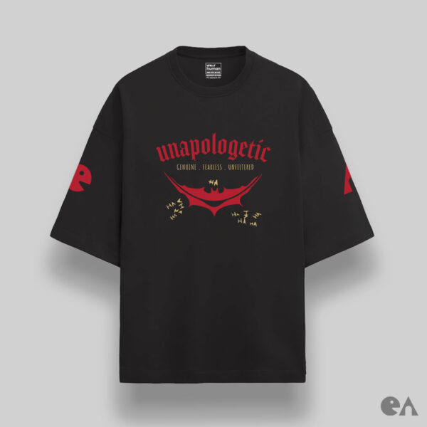 Be You, Be Unapologetic | Unisex Oversized Classic Tshirt, Premium 240 GSM - Image 2