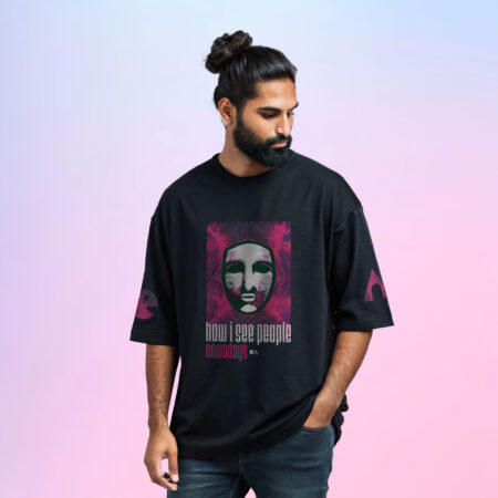 How I See People Nowadays | Unisex Oversized Luxurious Super Soft 280 GSM Terry Tshirt
