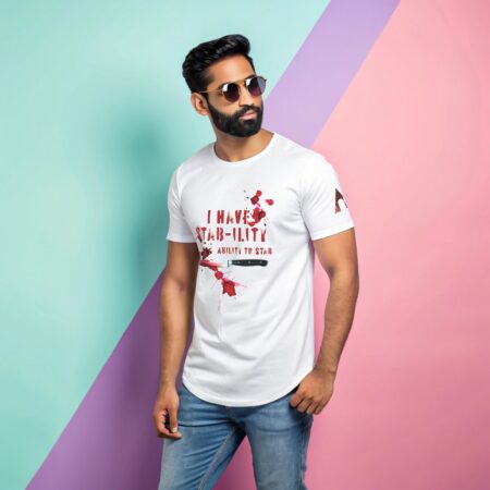 I Have Stab-ility, Ability to Stab | Longline Classic Tshirt