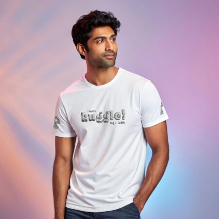 I Need a Huggle (Hug + Cuddle) | Super Soft & Lightweight Supima Cotton 160 GSM Tshirt