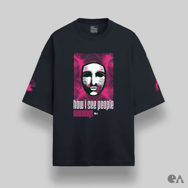 How I See People Nowadays | Unisex Oversized Luxurious Super Soft 280 GSM Terry Tshirt - Image 4