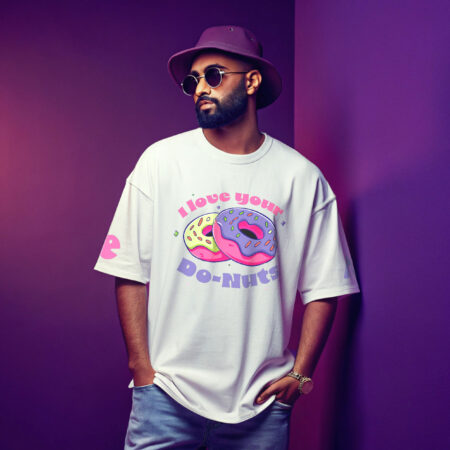 I Love Your Do-Nuts | Unisex Oversized Luxurious Super Soft 280 GSM Terry Tshirt