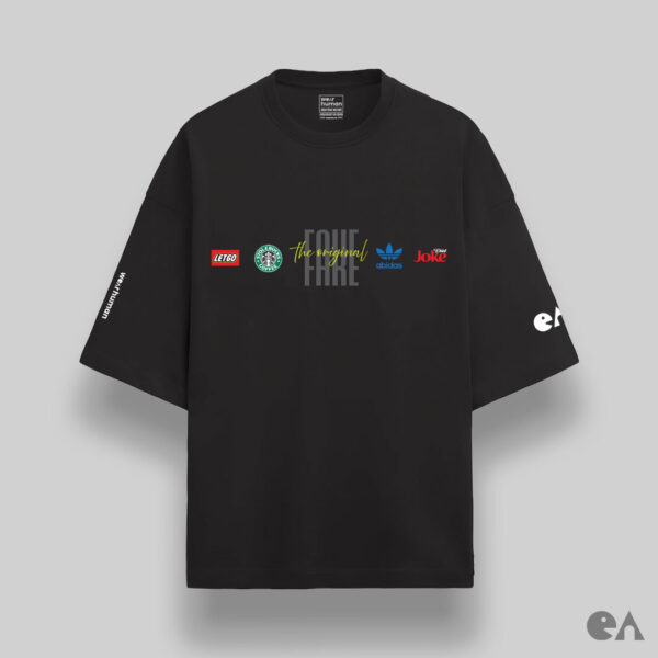 Original Fake: The Only Original Thing Here Is Me | Unisex Oversized Luxurious Super Soft 280 GSM Terry T-Shirt - Image 6