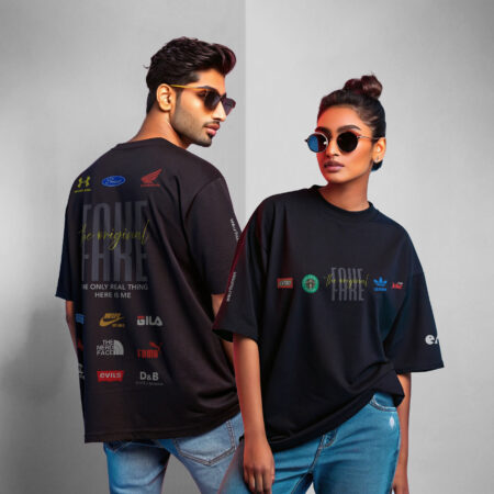 Original Fake: The Only Original Thing Here Is Me | Unisex Oversized Luxurious Super Soft 280 GSM Terry T-Shirt