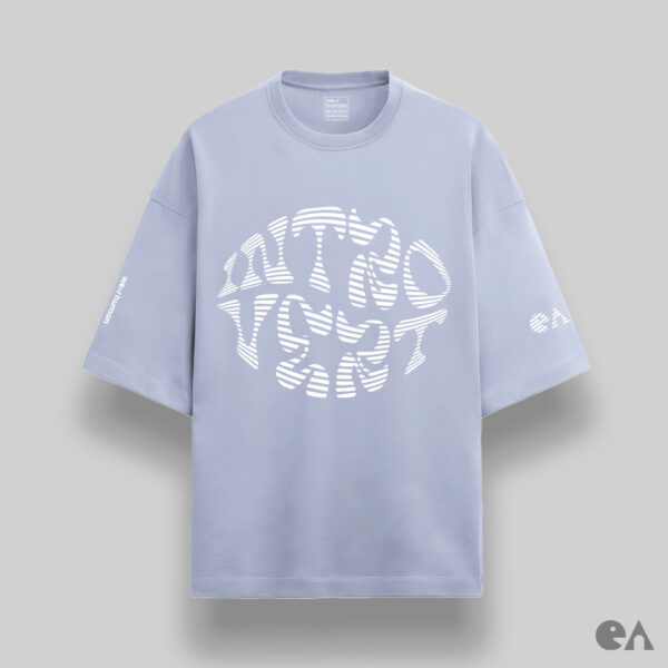Introvert | Unisex Oversized Luxurious Super Soft 280 GSM French Terry T-Shirt - Image 5
