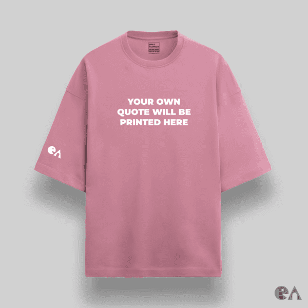Custom Minimal Quote on Oversized Luxe (XS to 3XL), Thick & Super Soft Terry Cotton 280 GSM, Puff Print - Image 7
