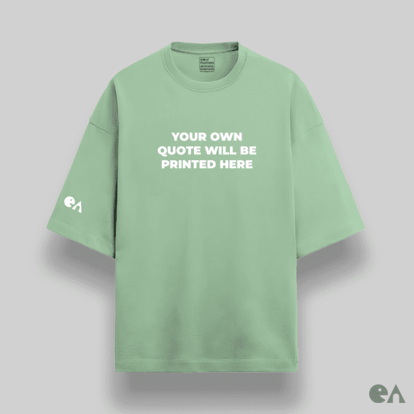 Custom Minimal Quote on Oversized Luxe (XS to 3XL), Thick & Super Soft Terry Cotton 280 GSM, Puff Print - Image 8