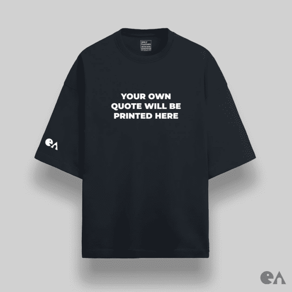 Custom Minimal Quote on Oversized Luxe (XS to 3XL), Thick & Super Soft Terry Cotton 280 GSM, Puff Print - Image 5
