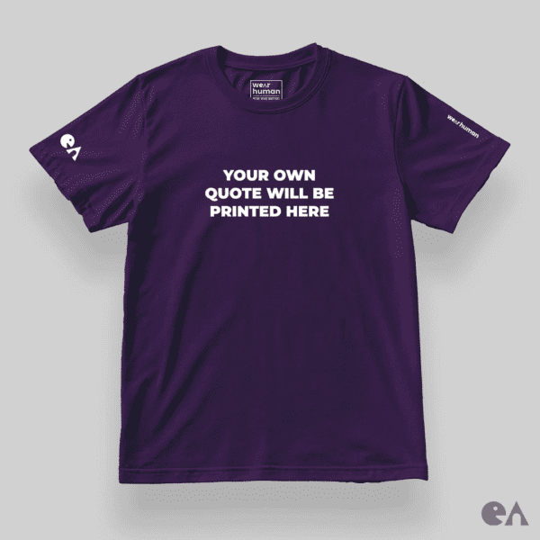 Custom Minimal Quote on Classic Regular (L to 7XL), All Season 180 GSM, Puff Print - Image 4