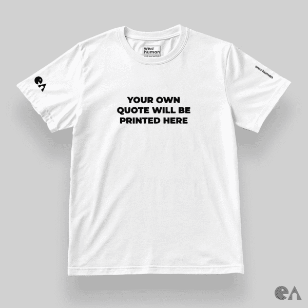 Custom Minimal Quote on Classic Regular (L to 7XL), All Season 180 GSM, Puff Print - Image 5