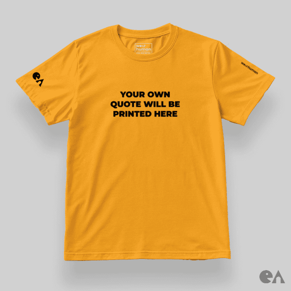 Custom Minimal Quote on Classic Regular (L to 7XL), All Season 180 GSM, Puff Print - Image 6