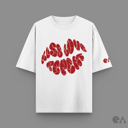 Kiss Love Repeat 💋 | Oversized Regular T-shirt 240 GSM